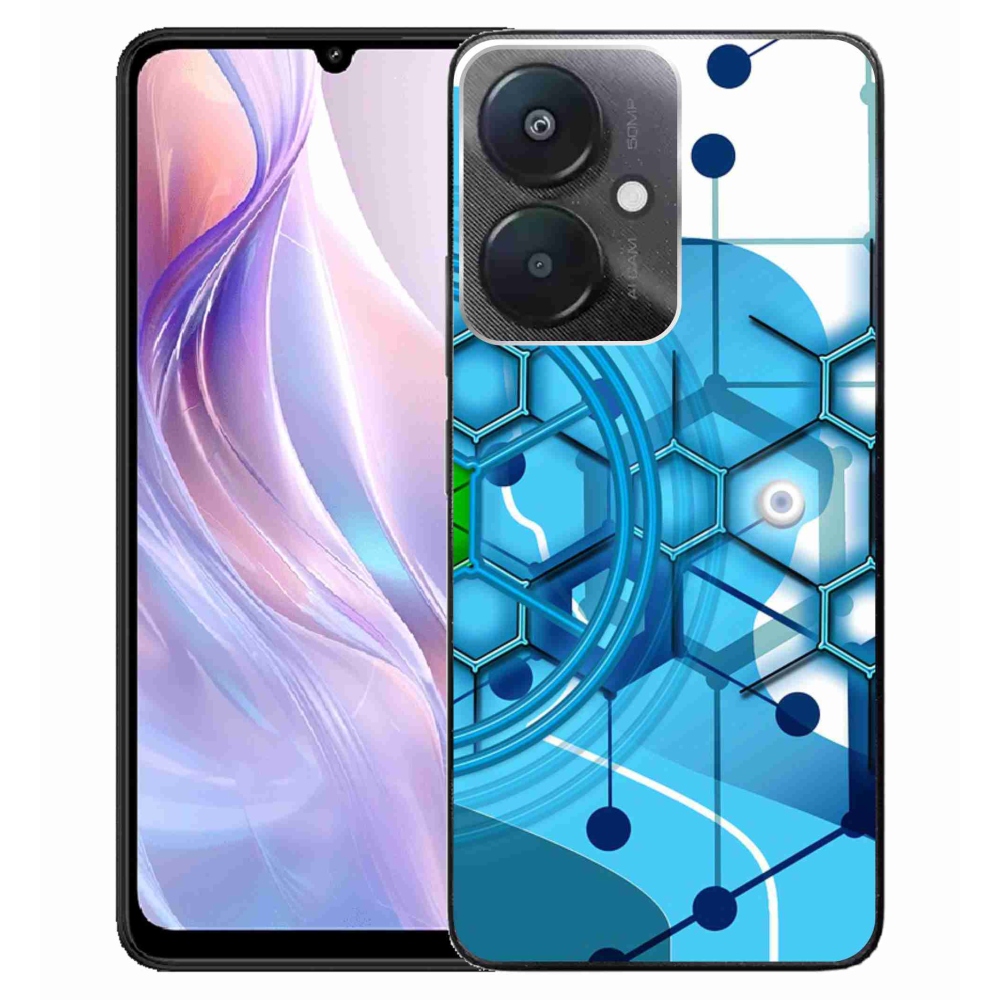 Gelový kryt mmCase na Xiaomi Redmi 13C 5G - abstraktní vzor 2