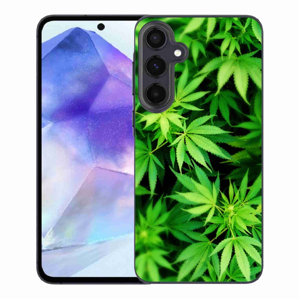 Gelový kryt mmCase na Samsung Galaxy A55 5G - konopí 3