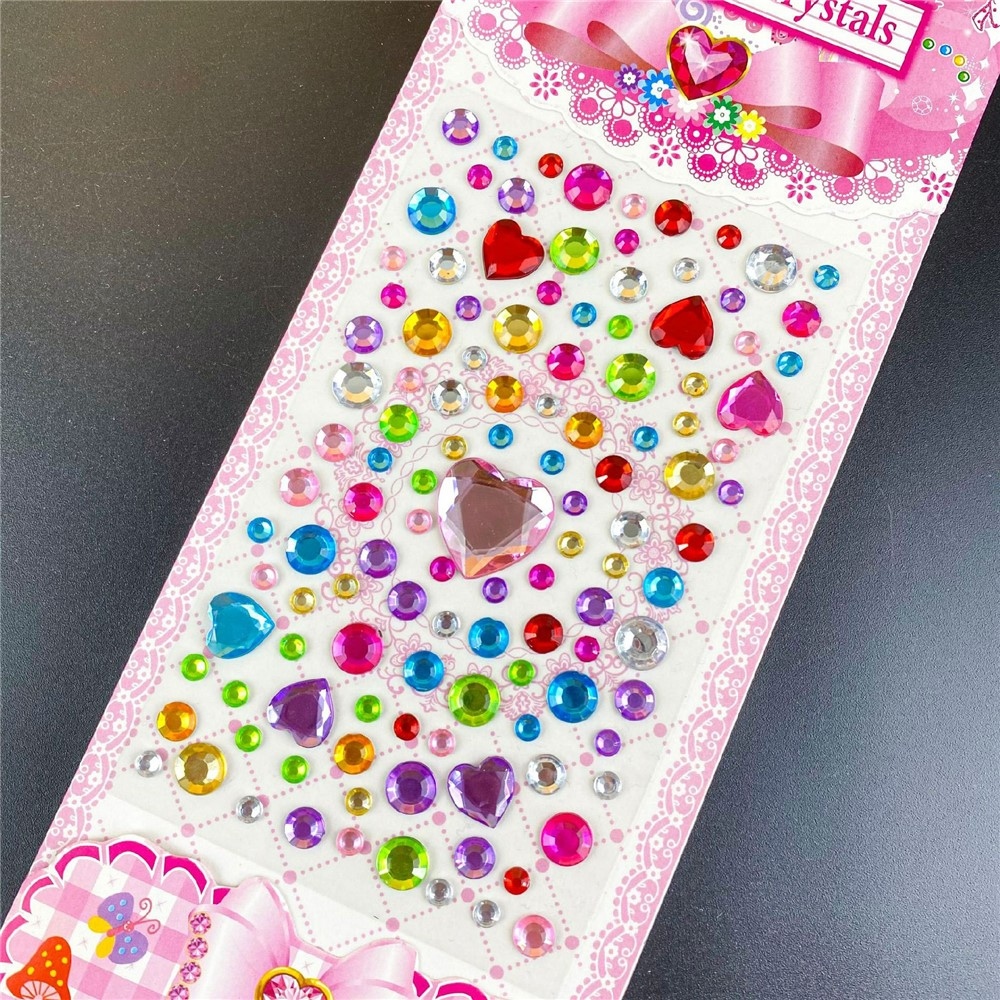 Decals samolepicí dekorativní nálepky s kamínky na telefon - vzor C