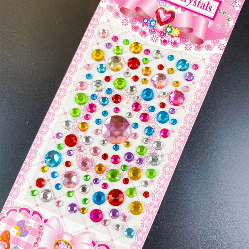 Decals samolepicí dekorativní nálepky s kamínky na telefon - vzor D