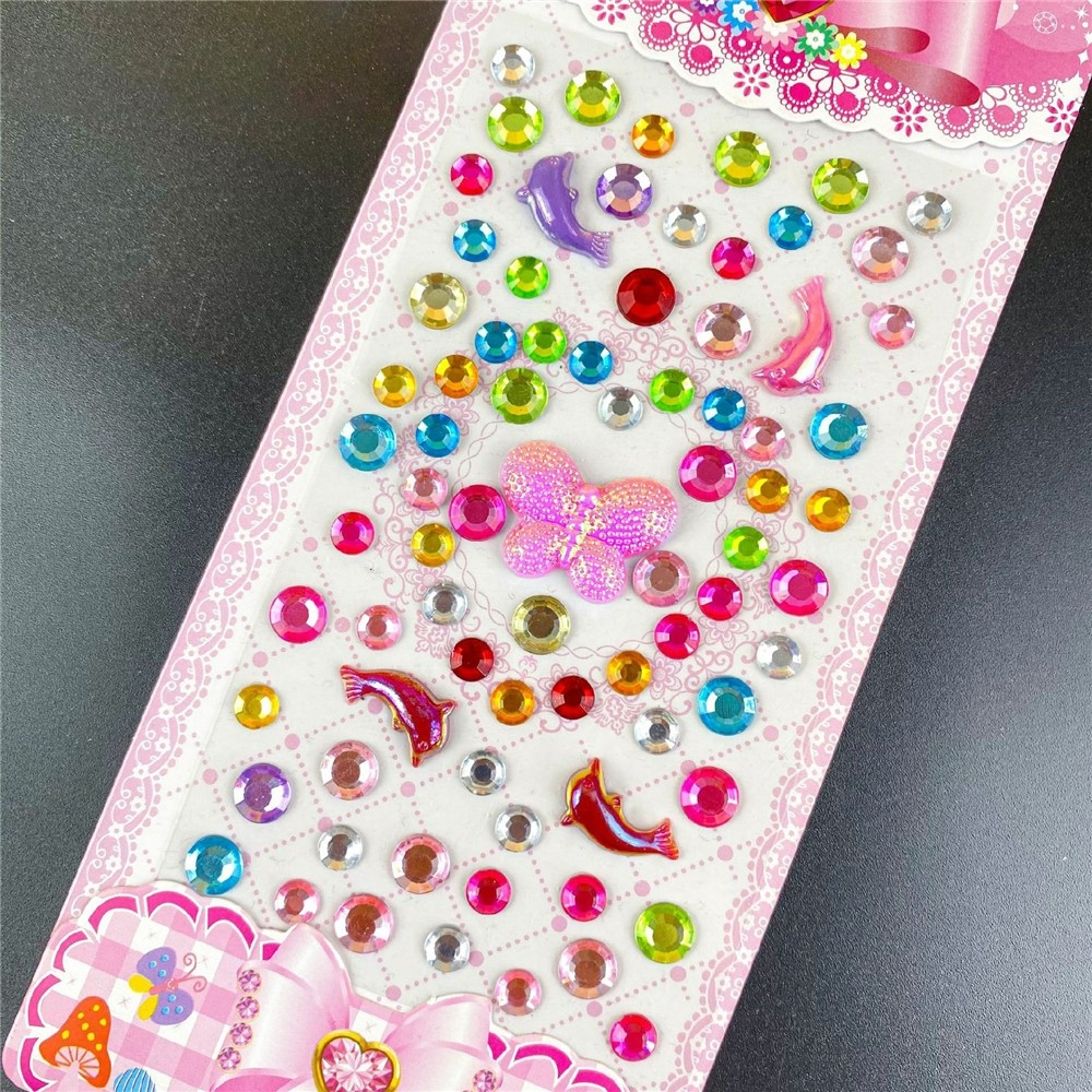 Decals samolepicí dekorativní nálepky s kamínky na telefon - vzor G
