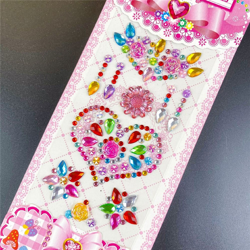 Decals samolepicí dekorativní nálepky s kamínky na telefon - vzor L