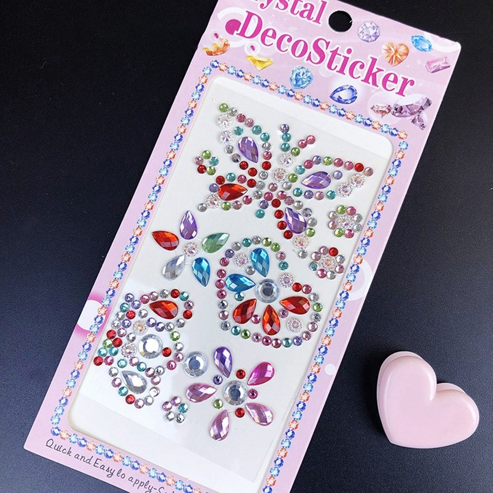Decals samolepicí dekorativní nálepky s kamínky na telefon - vzor O