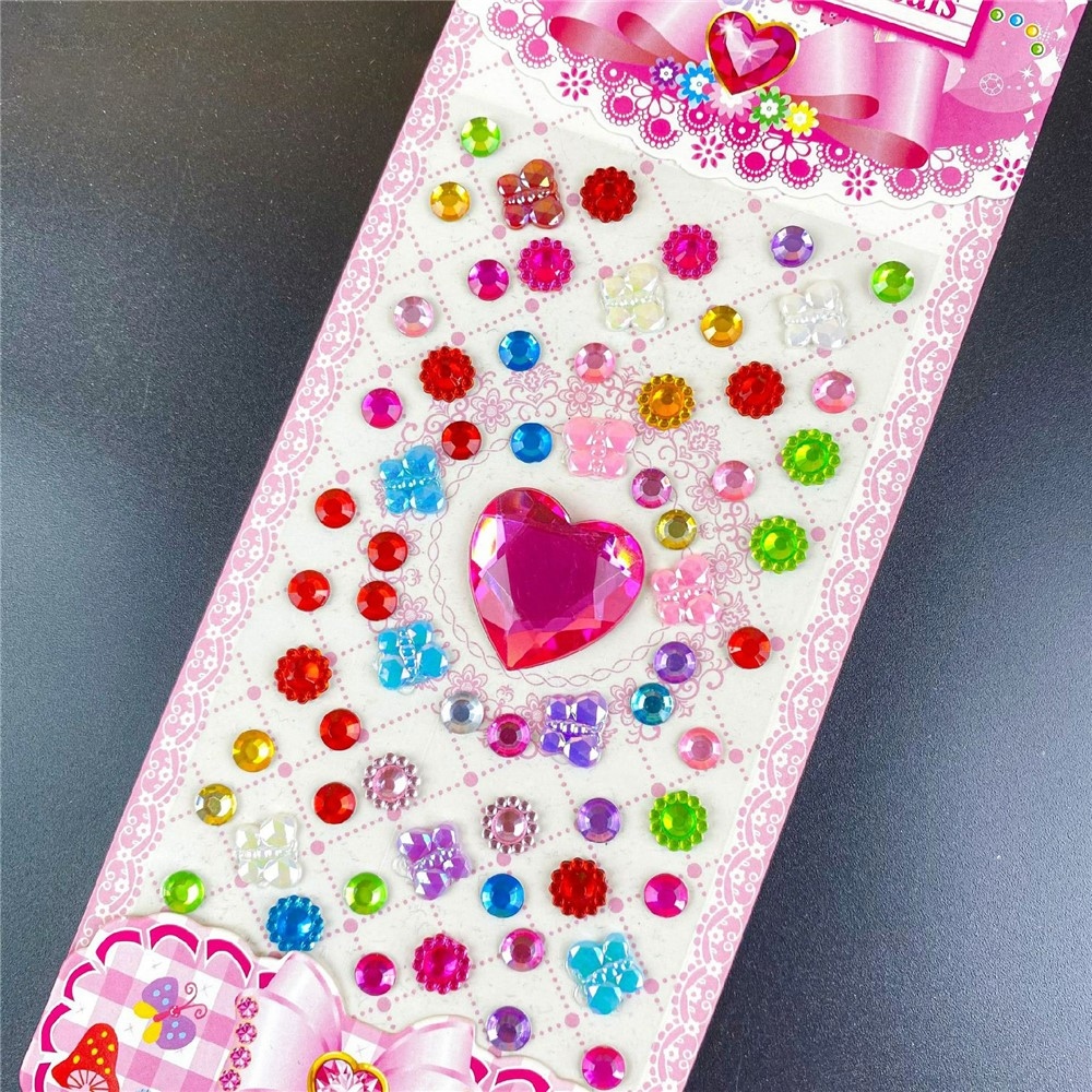 Decals samolepicí dekorativní nálepky s kamínky na telefon - vzor R