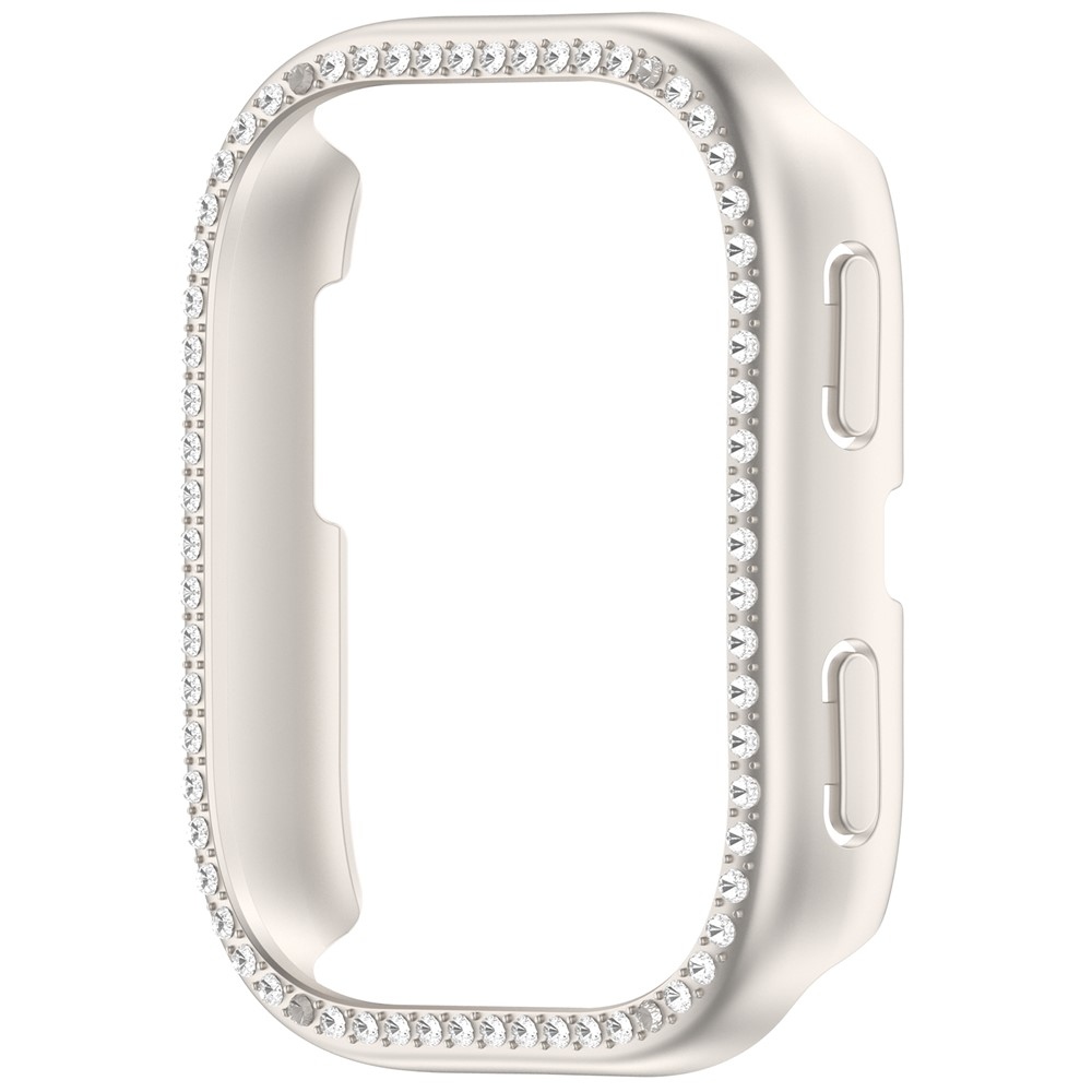 Decory plastové nasazovací pouzdro s kamínky na Amazfit Bip 6 - béžové