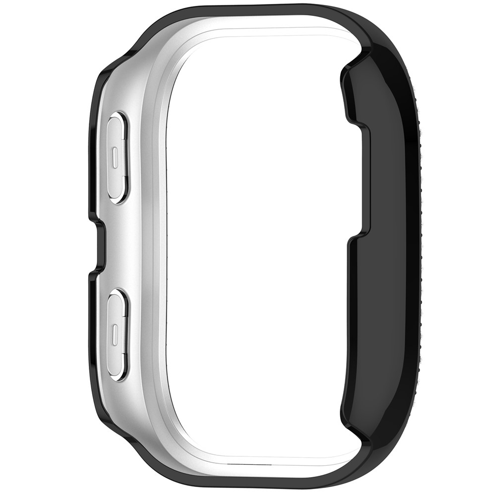 Decory plastové nasazovací pouzdro s kamínky na Amazfit Bip 6 - černé