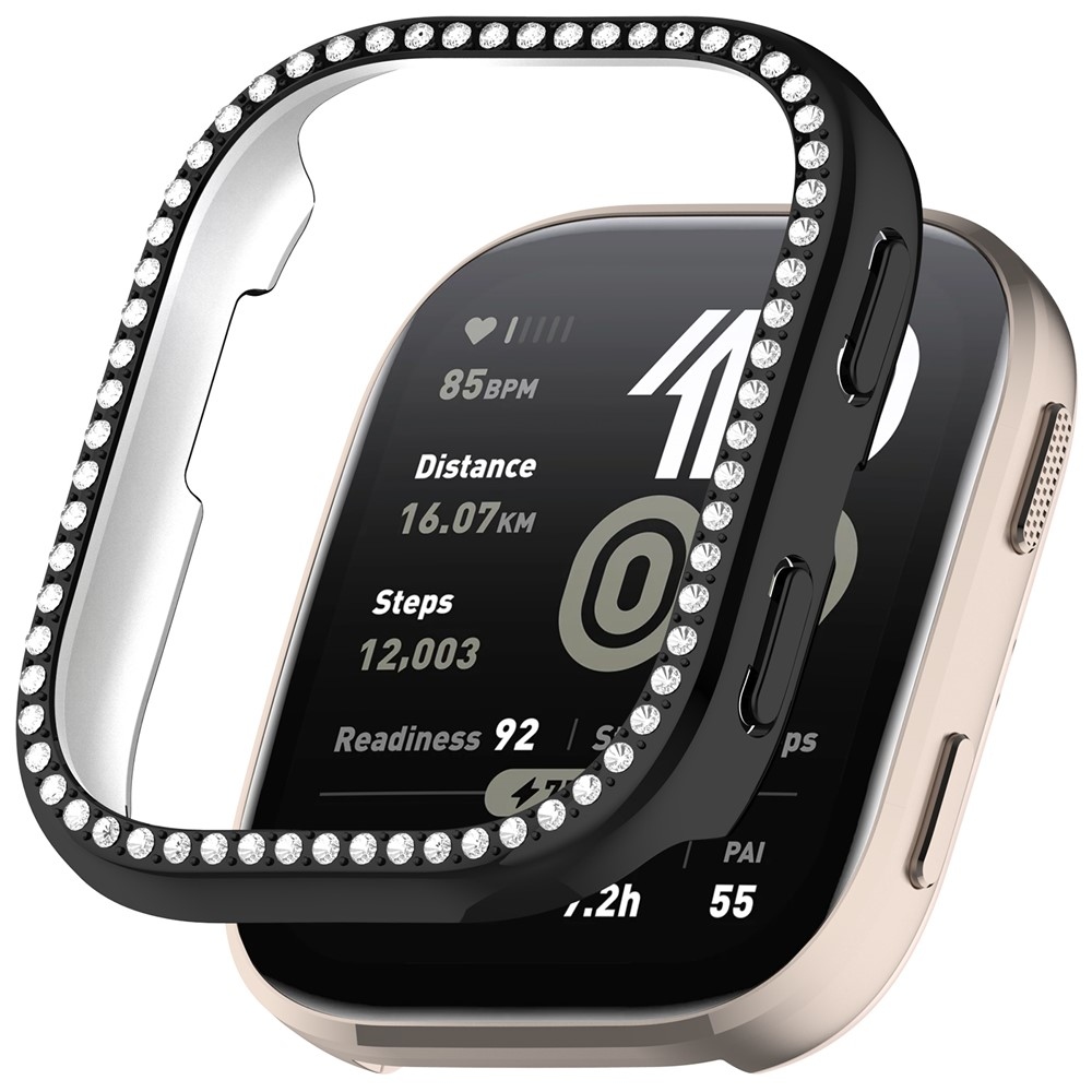 Decory plastové nasazovací pouzdro s kamínky na Amazfit Bip 6 - černé