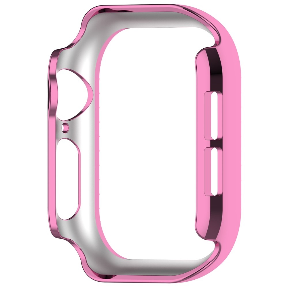 Decory plastové nasazovací pouzdro s kamínky na Apple Watch 11/10 42mm - růžové