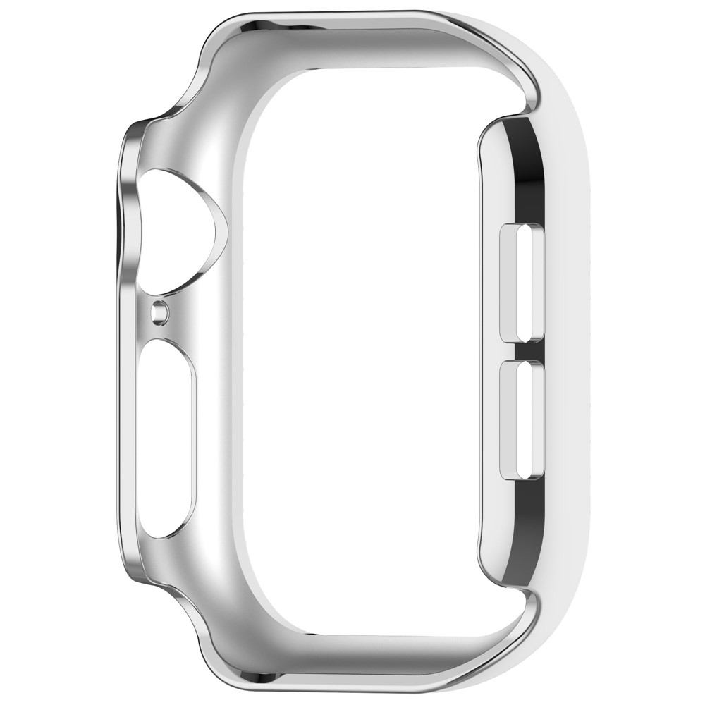 Decory plastové nasazovací pouzdro s kamínky na Apple Watch 11/10 42mm - stříbrné