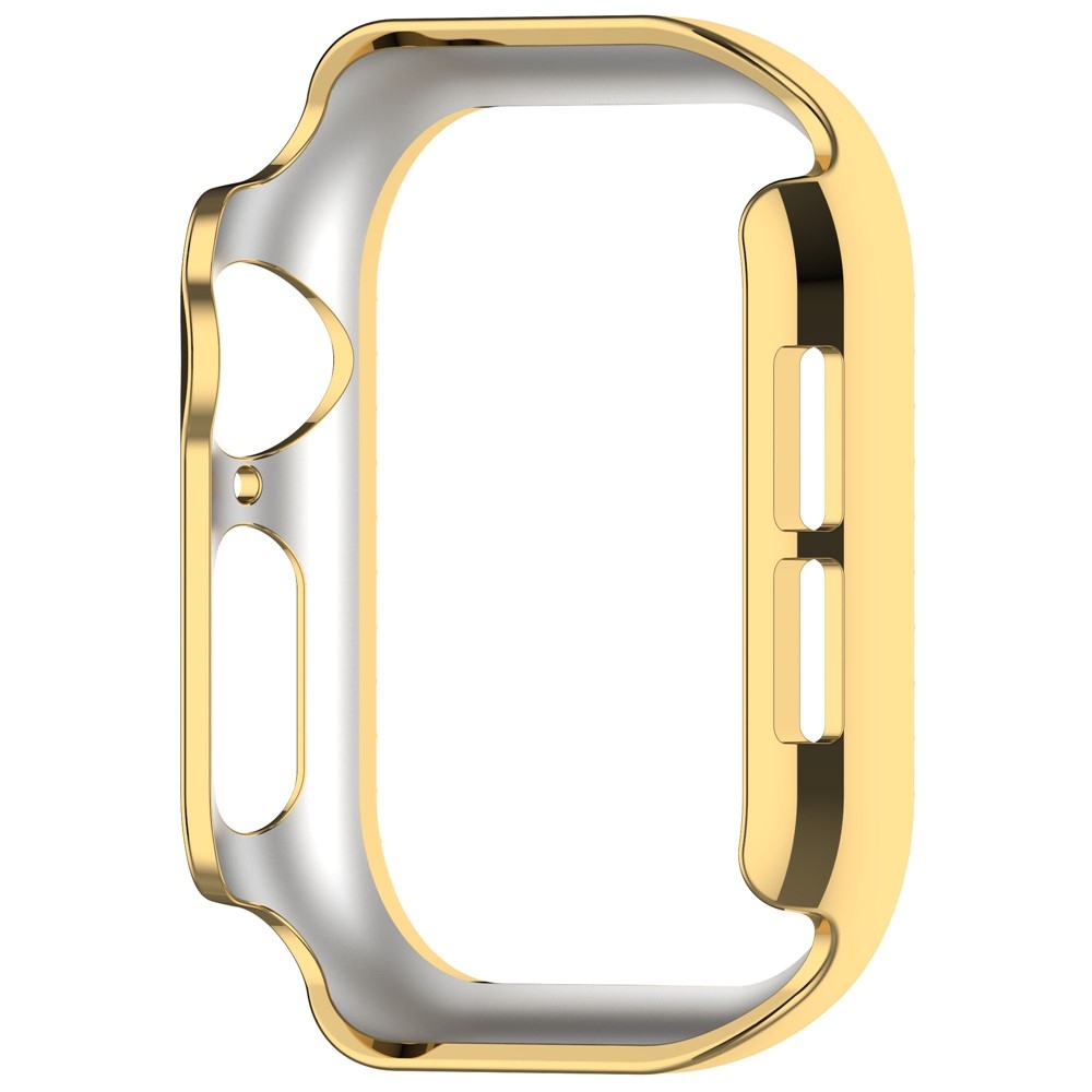 Decory plastové nasazovací pouzdro s kamínky na Apple Watch 11/10 42mm - zlaté