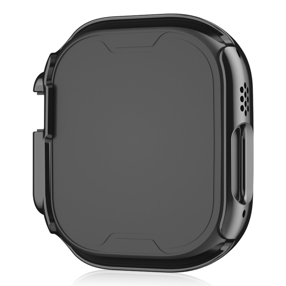 Decory plastové nasazovací pouzdro s kamínky na Apple Watch Ultra 4/3/2/1 49mm - černé