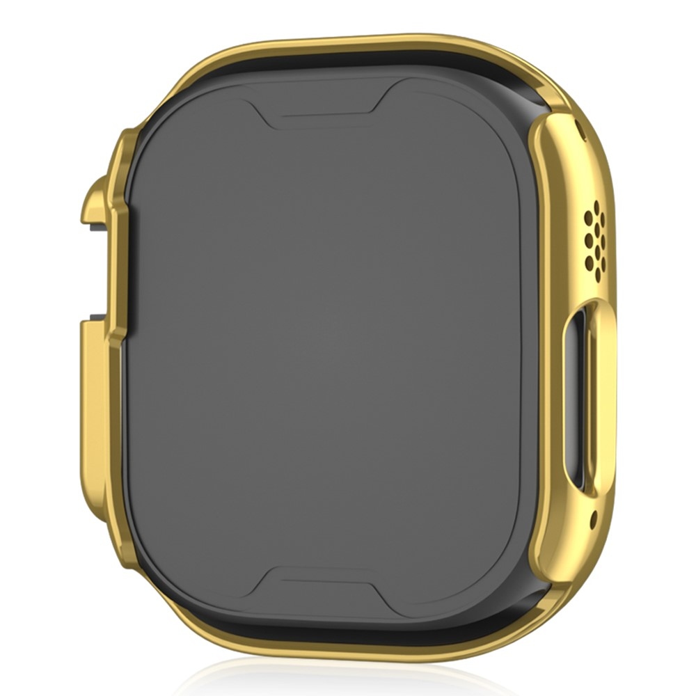 Decory plastové nasazovací pouzdro s kamínky na Apple Watch Ultra 4/3/2/1 49mm - zlaté