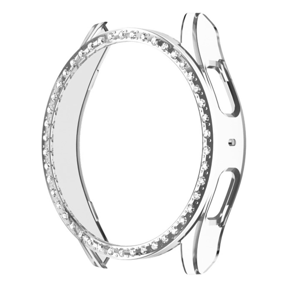 Decory plastové nasazovací pouzdro s kamínky na Samsung Galaxy Watch7 40mm - průhledné