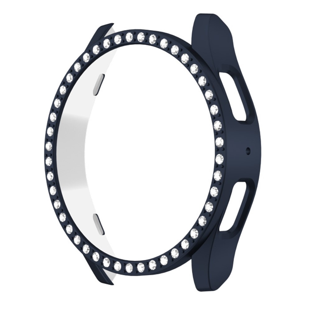 Decory plastové nasazovací pouzdro s kamínky na Samsung Galaxy Watch7 40mm - tmavěmodré