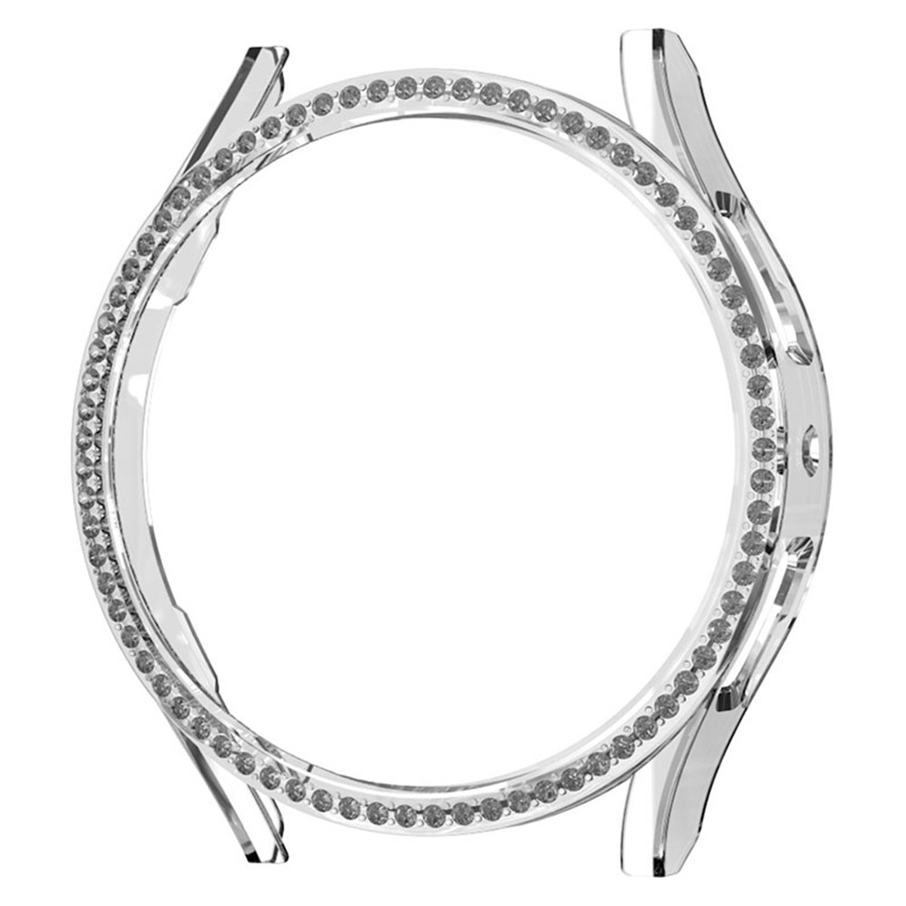 Decory plastové nasazovací pouzdro s kamínky na Samsung Galaxy Watch7 44mm - průhledné