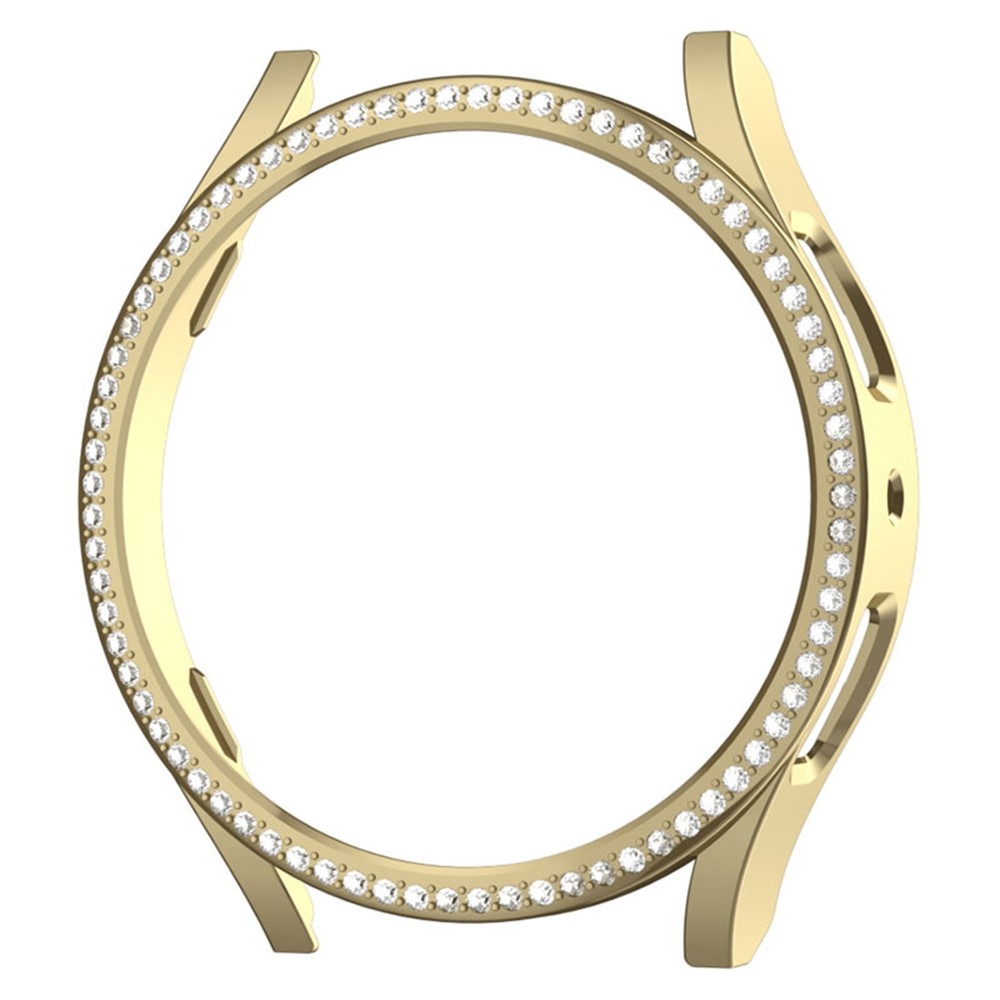 Decory plastové nasazovací pouzdro s kamínky na Samsung Galaxy Watch7 44mm - zlaté
