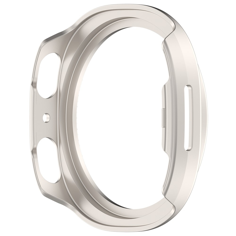 Decory plastové nasazovací pouzdro s kamínky na Samsung Galaxy Watch9 40mm - béžové