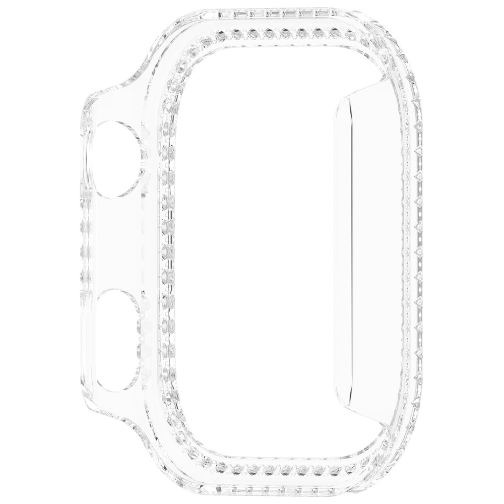 Decory plastové nasazovací pouzdro s kamínky na Xiaomi Redmi Watch 6 - průhledné