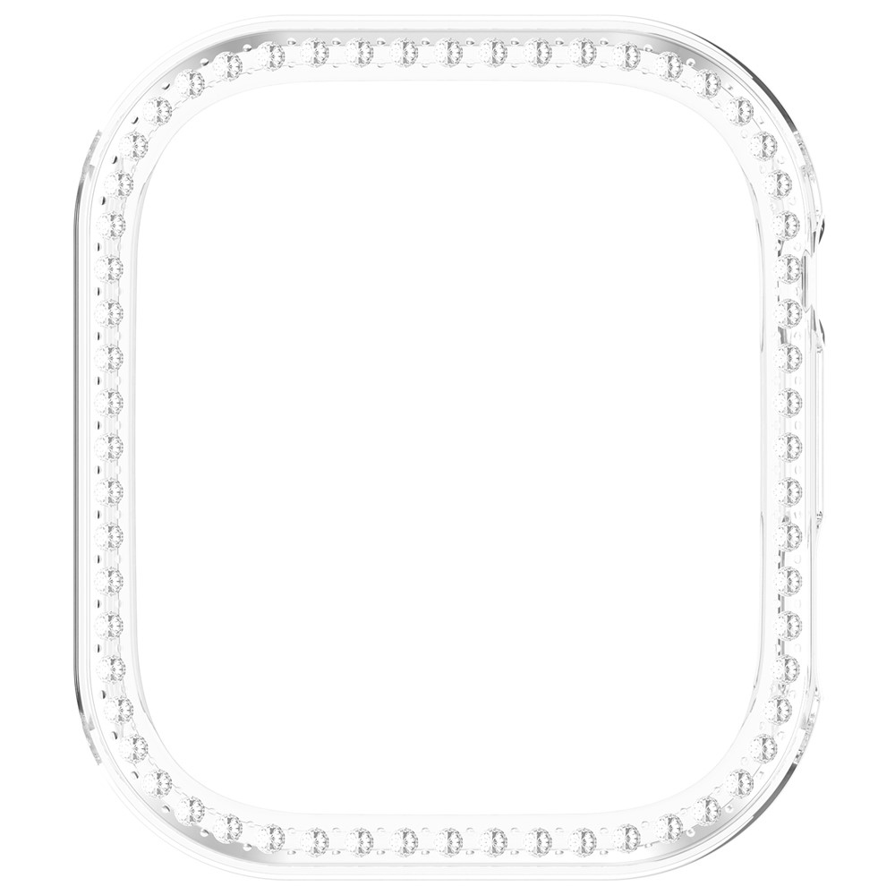 Decory plastové nasazovací pouzdro s kamínky na Xiaomi Redmi Watch 6 - průhledné