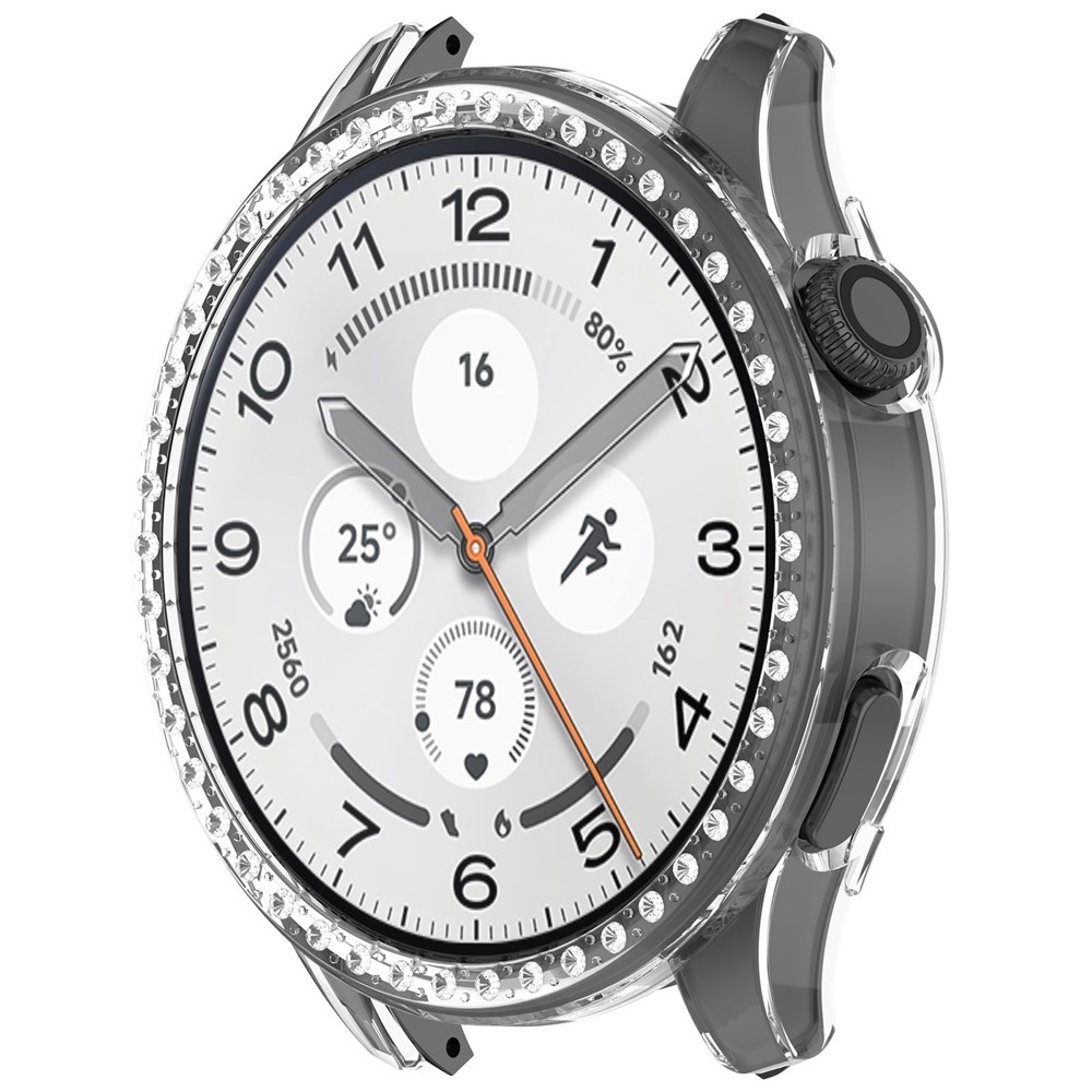 Decory plastové nasazovací pouzdro s kamínky na Xiaomi Watch 5 - průhledné