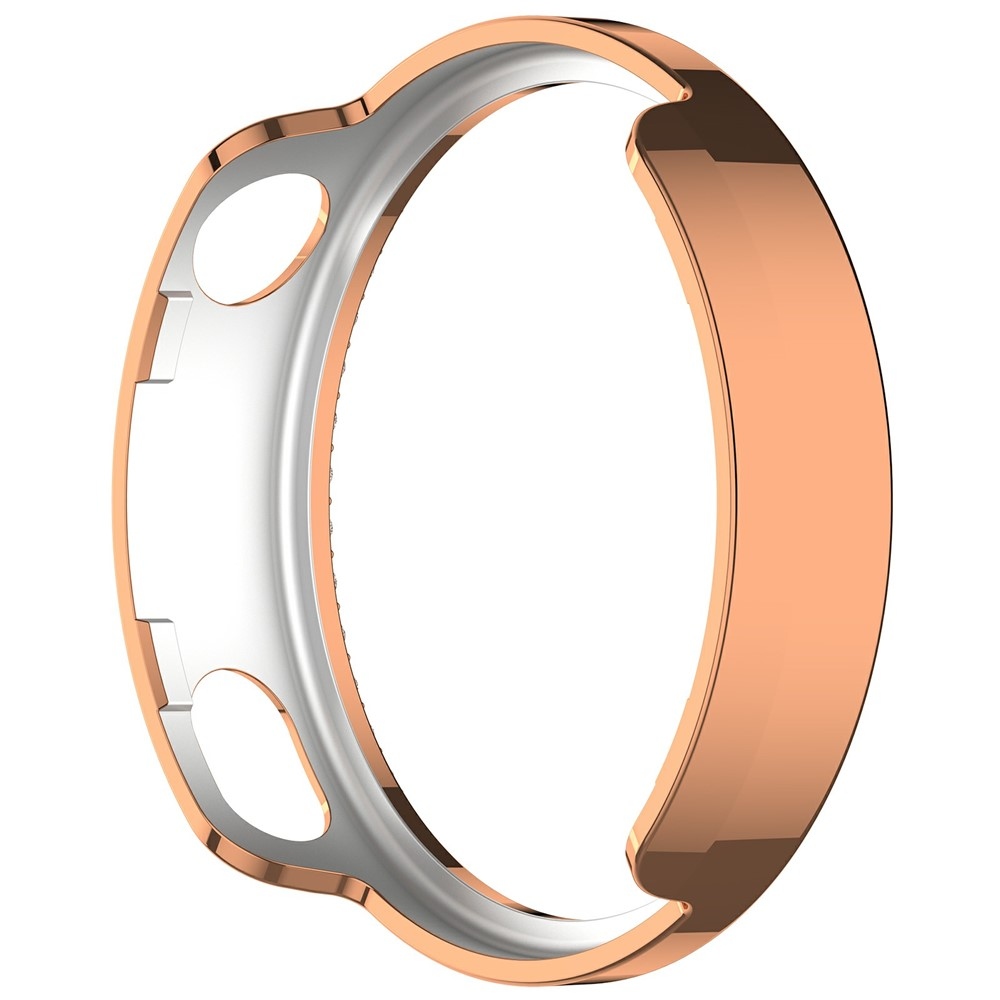 Decory plastové nasazovací pouzdro s kamínky na Xiaomi Watch S4 41mm - růžovozlaté