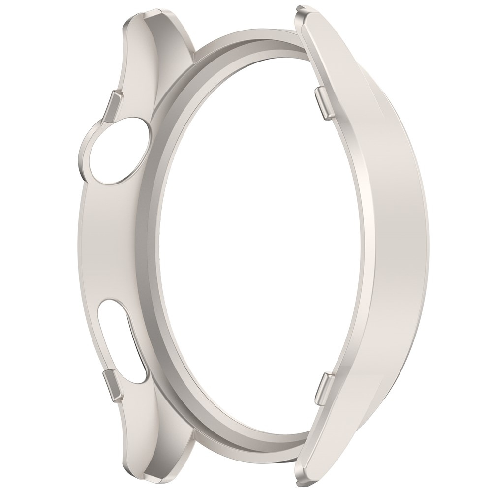 Decory plastové nasazovací pouzdro s kamínky na Xiaomi Watch S5 - béžové