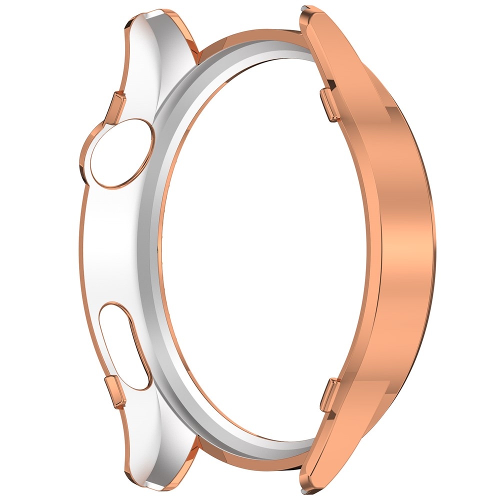 Decory plastové nasazovací pouzdro s kamínky na Xiaomi Watch S5 - růžovozlaté