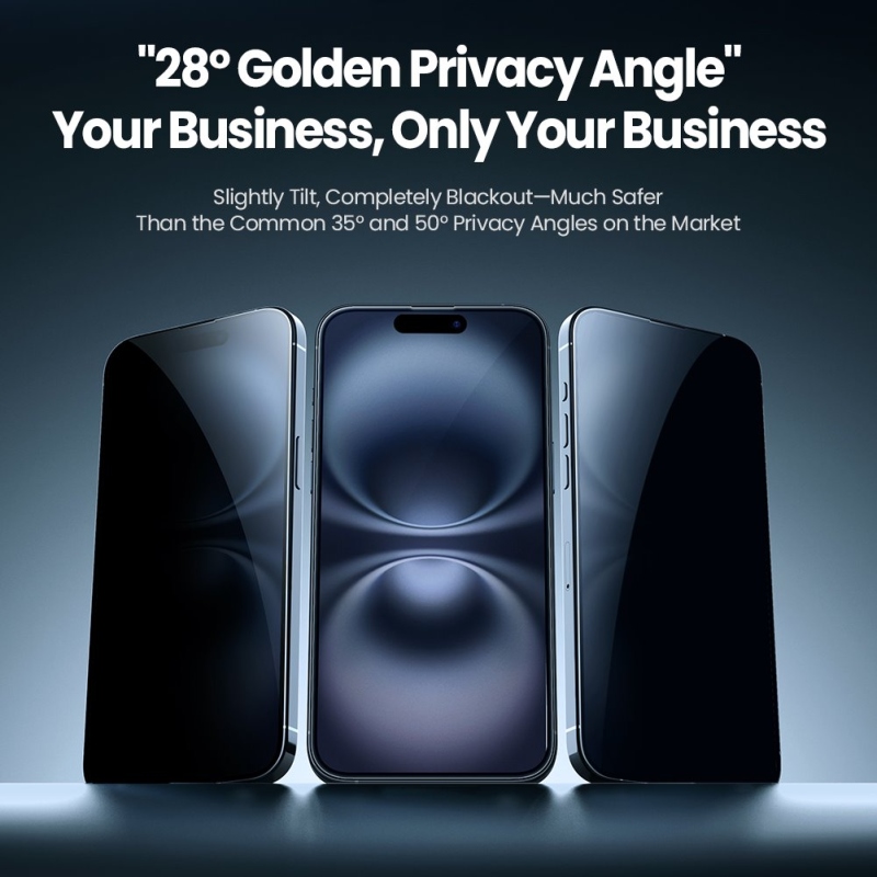 Nillkin Tvrzené Sklo 0.25mm Guardian 2.5D pro Apple iPhone 16 Black (s aplikátorem)