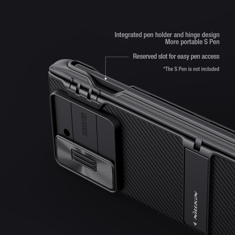 Nillkin CamShield FOLD Slot+Stand Zadní Kryt pro Samsung Galaxy Z Fold 6 Black