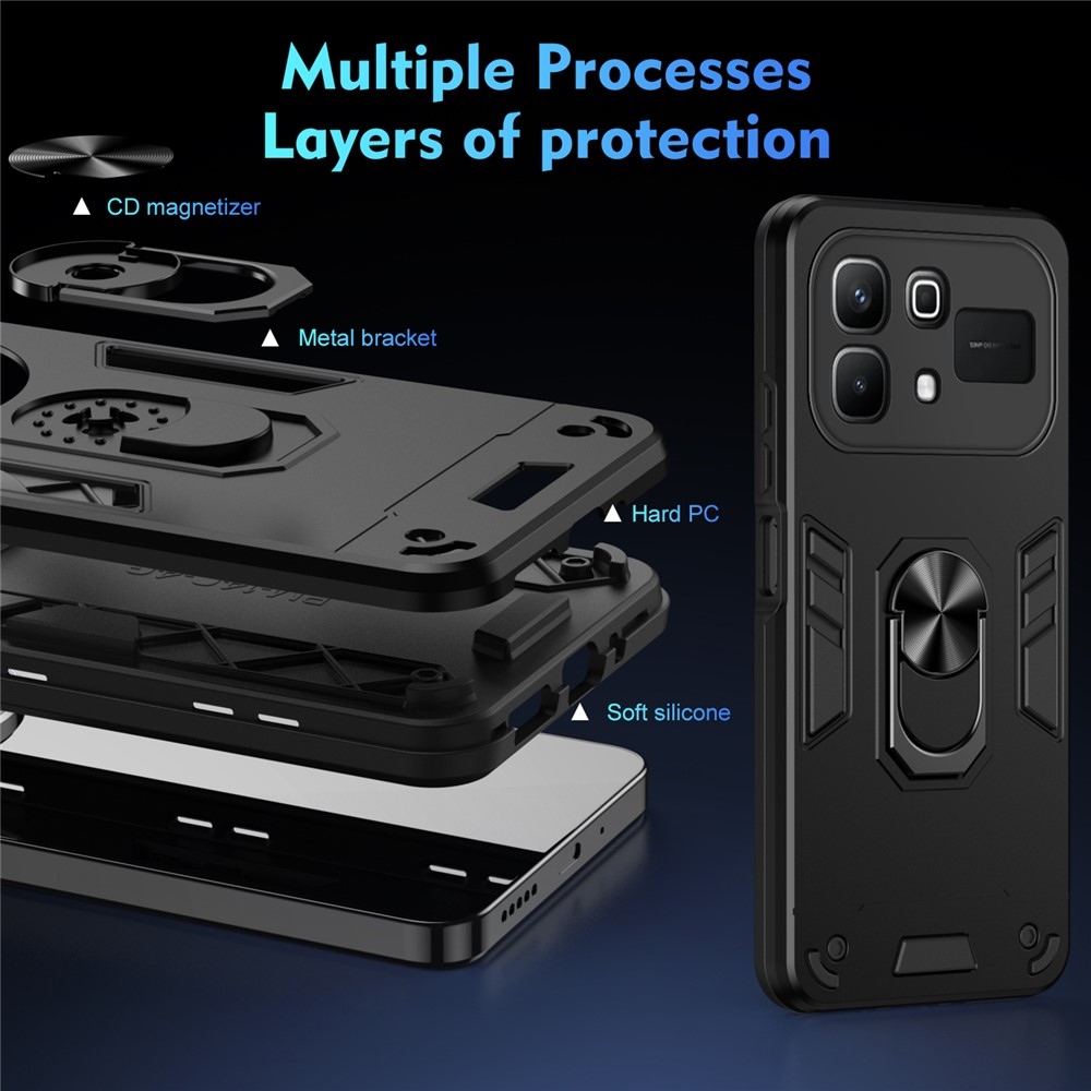 Defend odolný kryt na Infinix Note 60 5G/Note 60 Pro 5G - černý