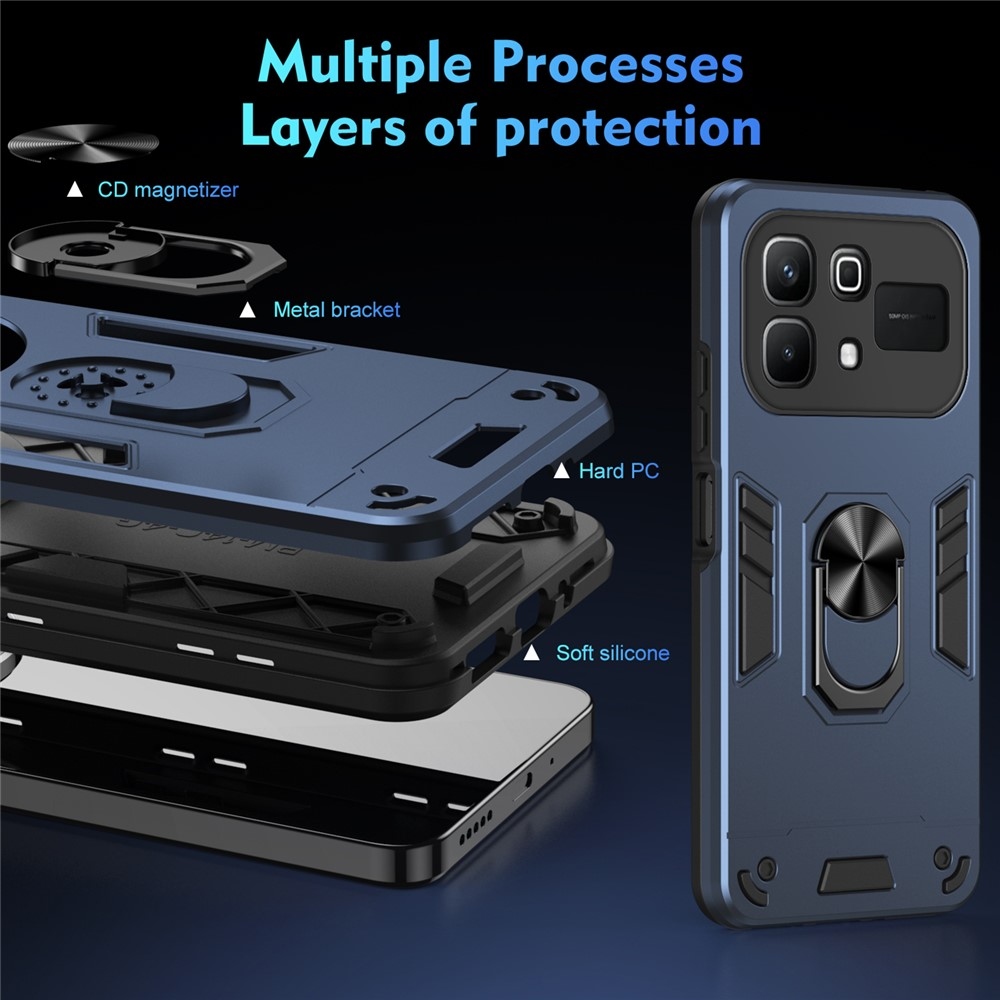 Defend odolný kryt na Infinix Note 60 5G/Note 60 Pro 5G - modrý