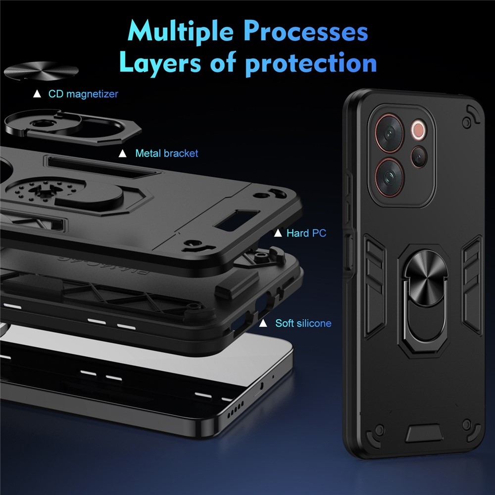 Defend odolný kryt na Vivo V70 5G - černý