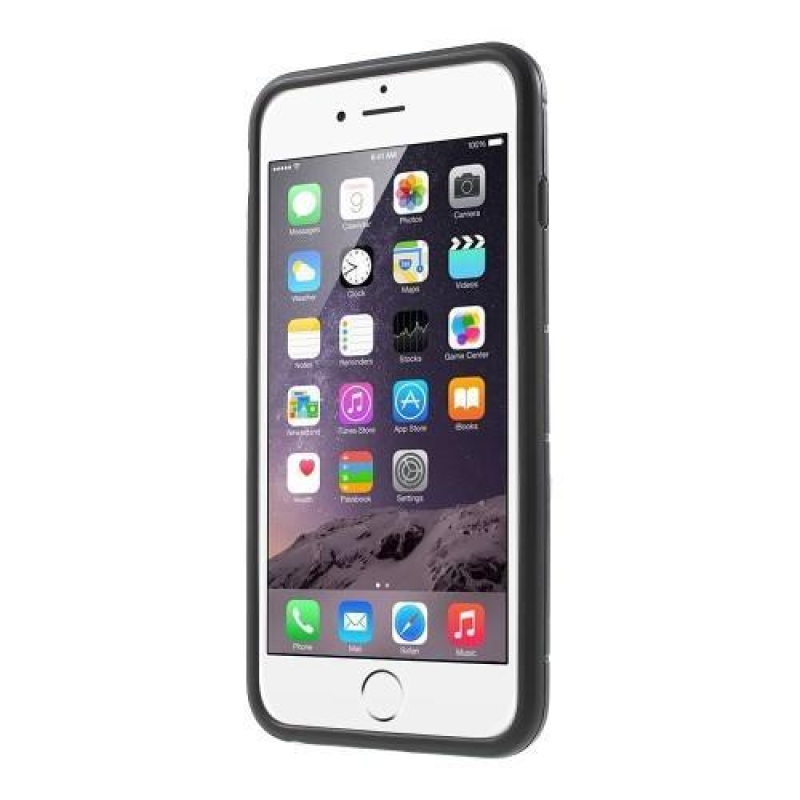 Defender odolný obal se stojánkem na iPhone 6s Plus a 6 Plus - šedomodrý
