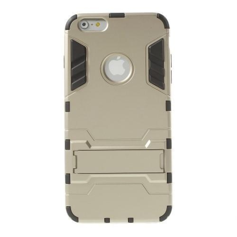 Defender odolný obal se stojánkem na iPhone 6s Plus a 6 Plus - zlatý