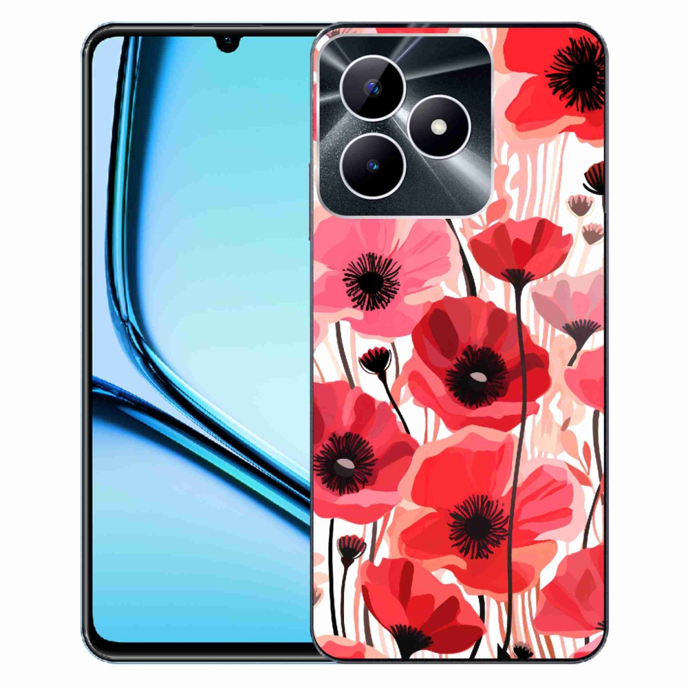 Gelový kryt mmCase na Realme Note 50 - vlčí mák 1