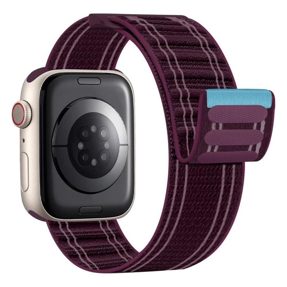 Delta nylonový řemínek na Apple Watch 12/11/10 42mm/9/8/7 41mm - fialový