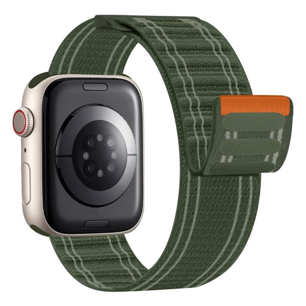 Delta nylonový řemínek na Apple Watch 12/11/10 42mm/9/8/7 41mm - zelený