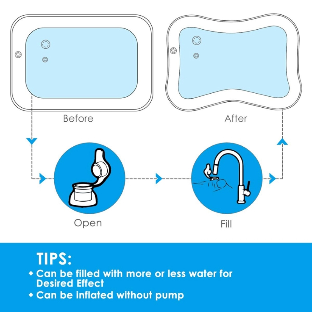 Dětská vodní nafukovací podložka na hraní – chobotnice