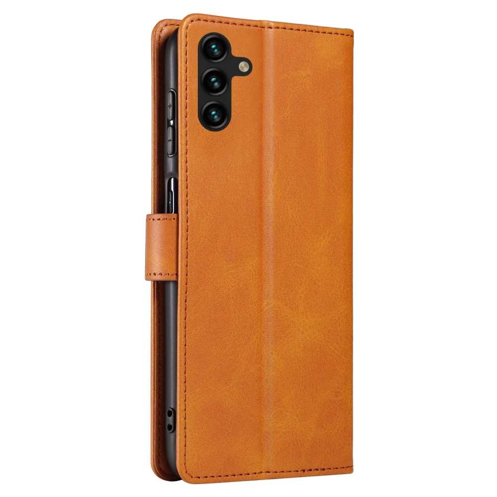 Closure knížkové pouzdro na Samsung Galaxy A26 5G - khaki