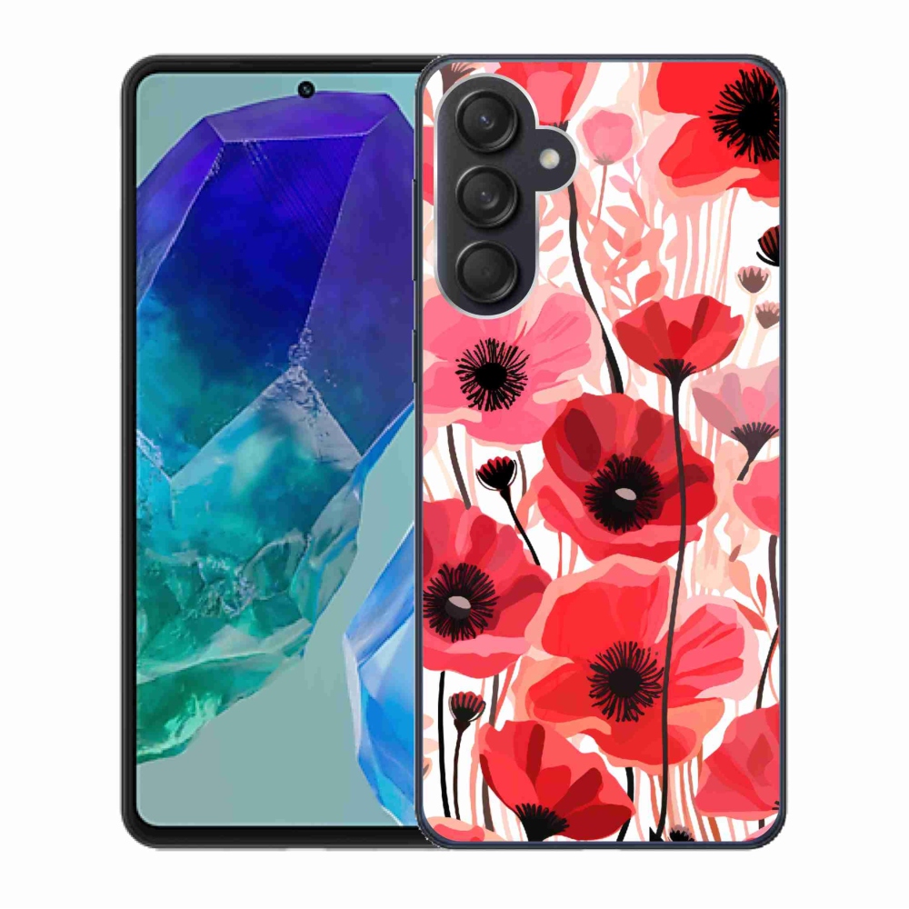 Gelový kryt mmCase na Samsung Galaxy M55 5G - vlčí mák 1
