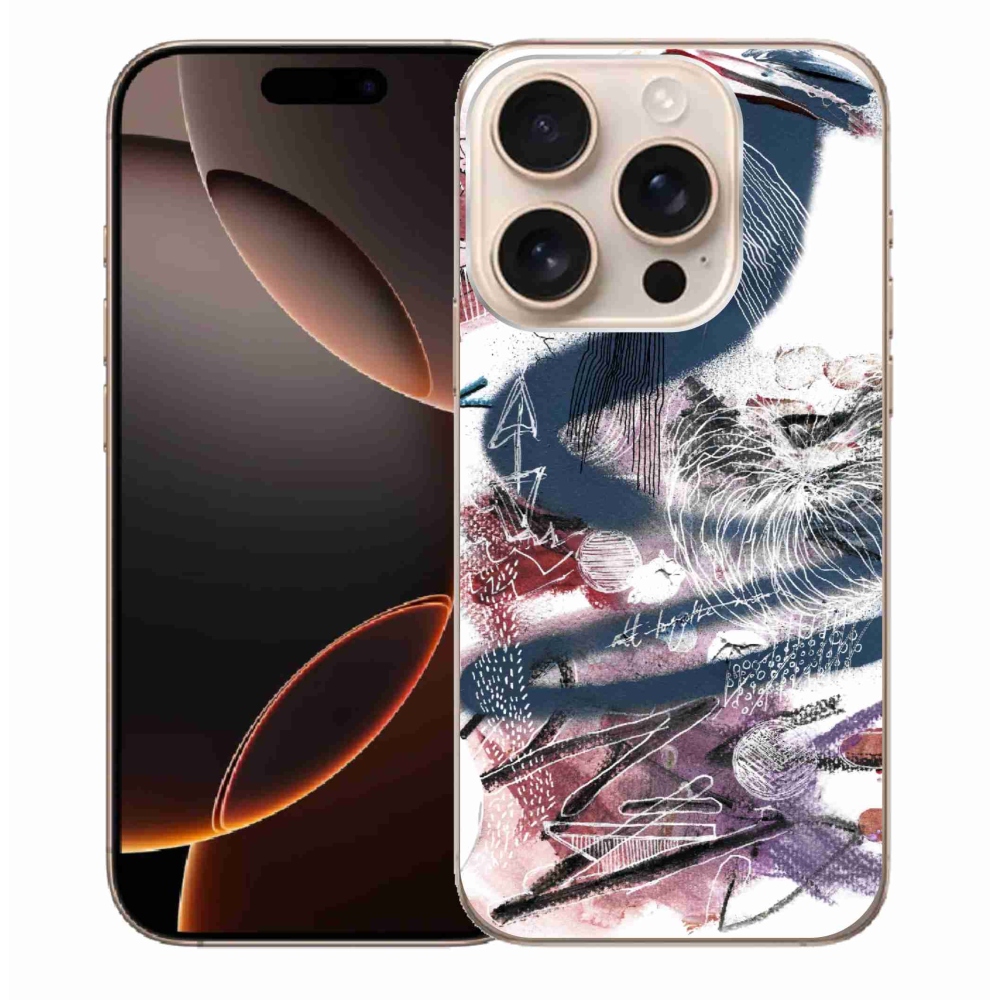 Gelový kryt mmCase na iPhone 16 Pro Max - abstraktní motiv 28