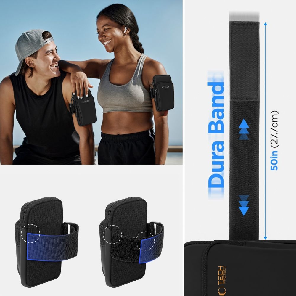 Tech-Protect M7 univerzální sportovní pouzdro na ruku pro telefon do 6,9