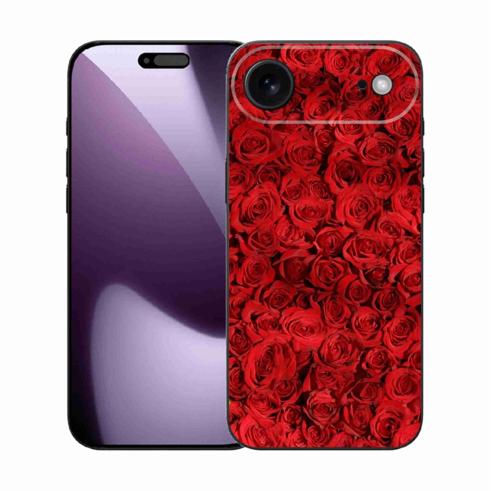 Gelový kryt mmCase na iPhone 17 Air - růže
