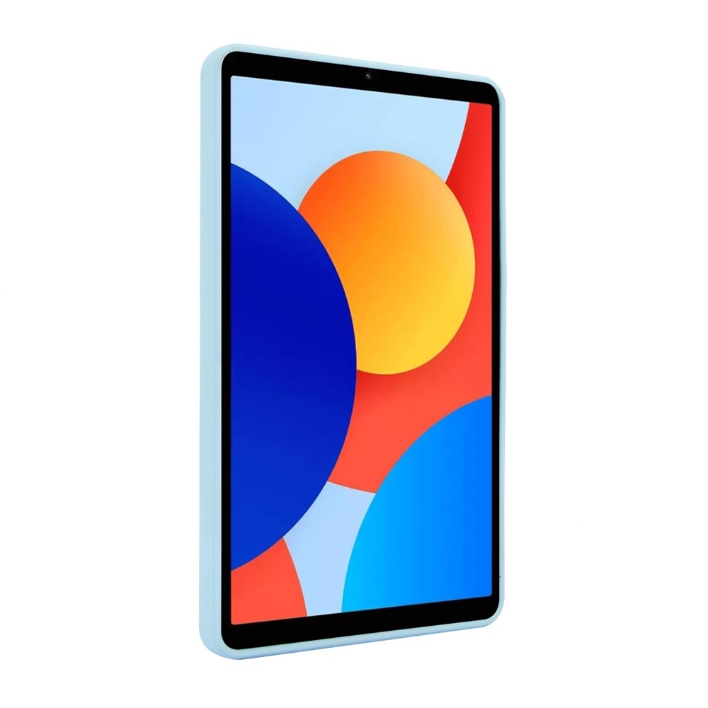 Skiny gelový obal s pevnými zády a výklopným stojánkem na Xiaomi Redmi Pad SE 8.7 - světlemodrý