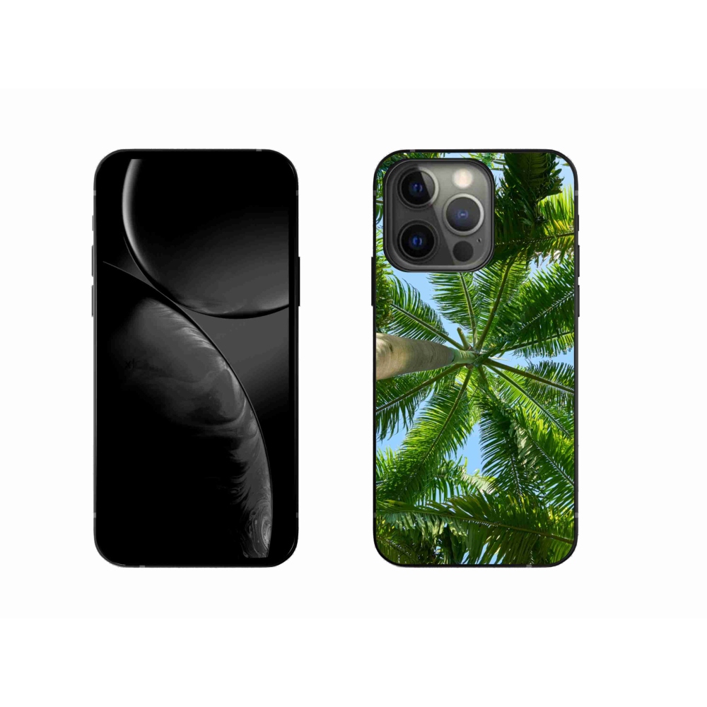 Gelový kryt mmCase na iPhone 13 Pro 6.1 - palmy