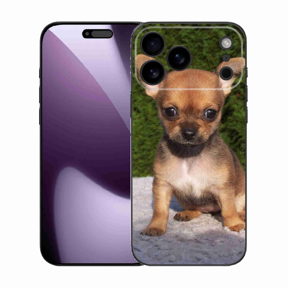 Gelový kryt mmCase na iPhone 17 Pro Max - čivava 3