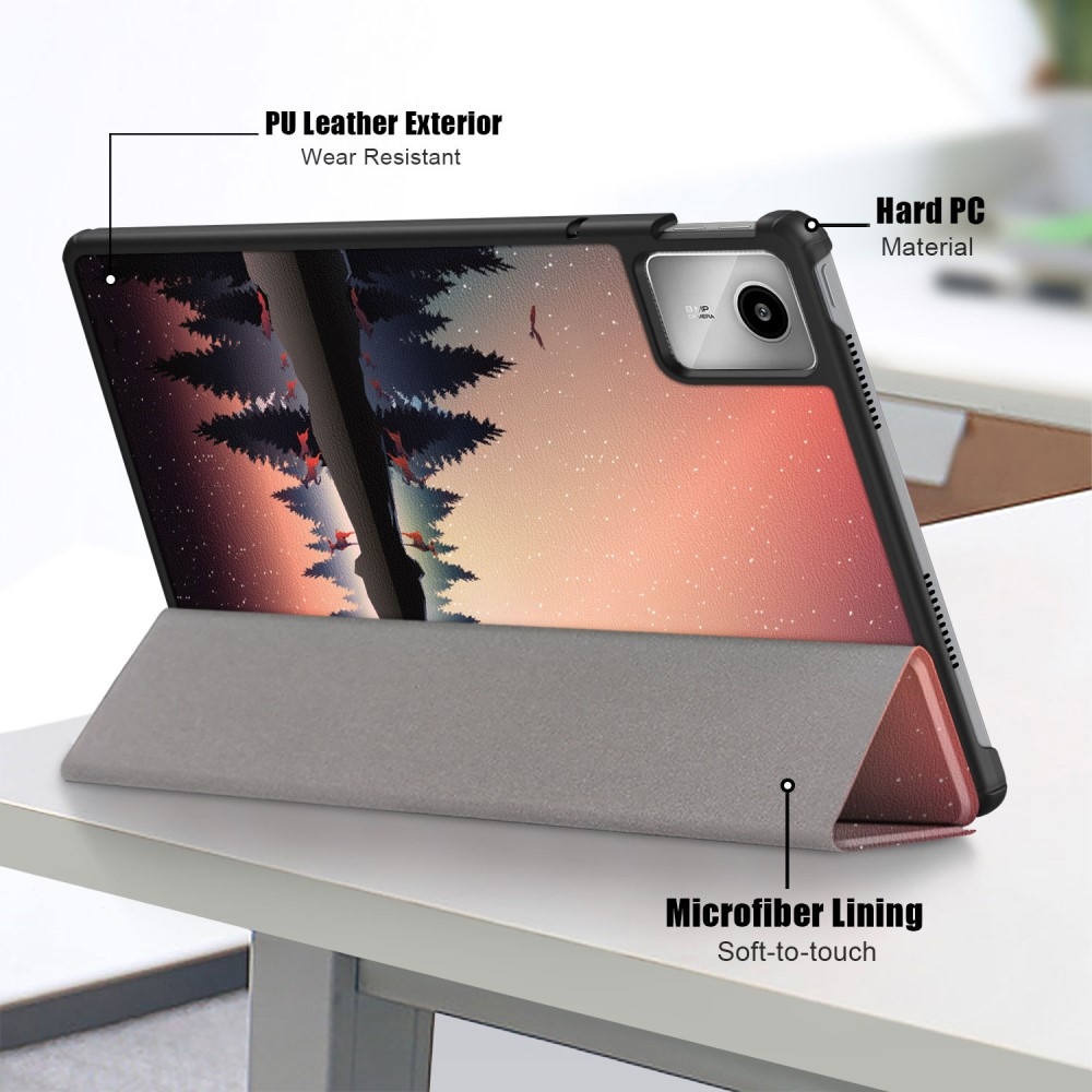 Patte chytré zavírací pouzdro na Lenovo Tab M11/Tab K11 - les
