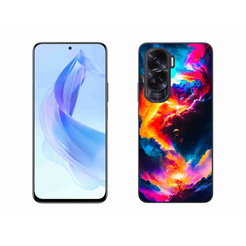 Gelový kryt mmCase na Honor 90 Lite - abstraktní motiv