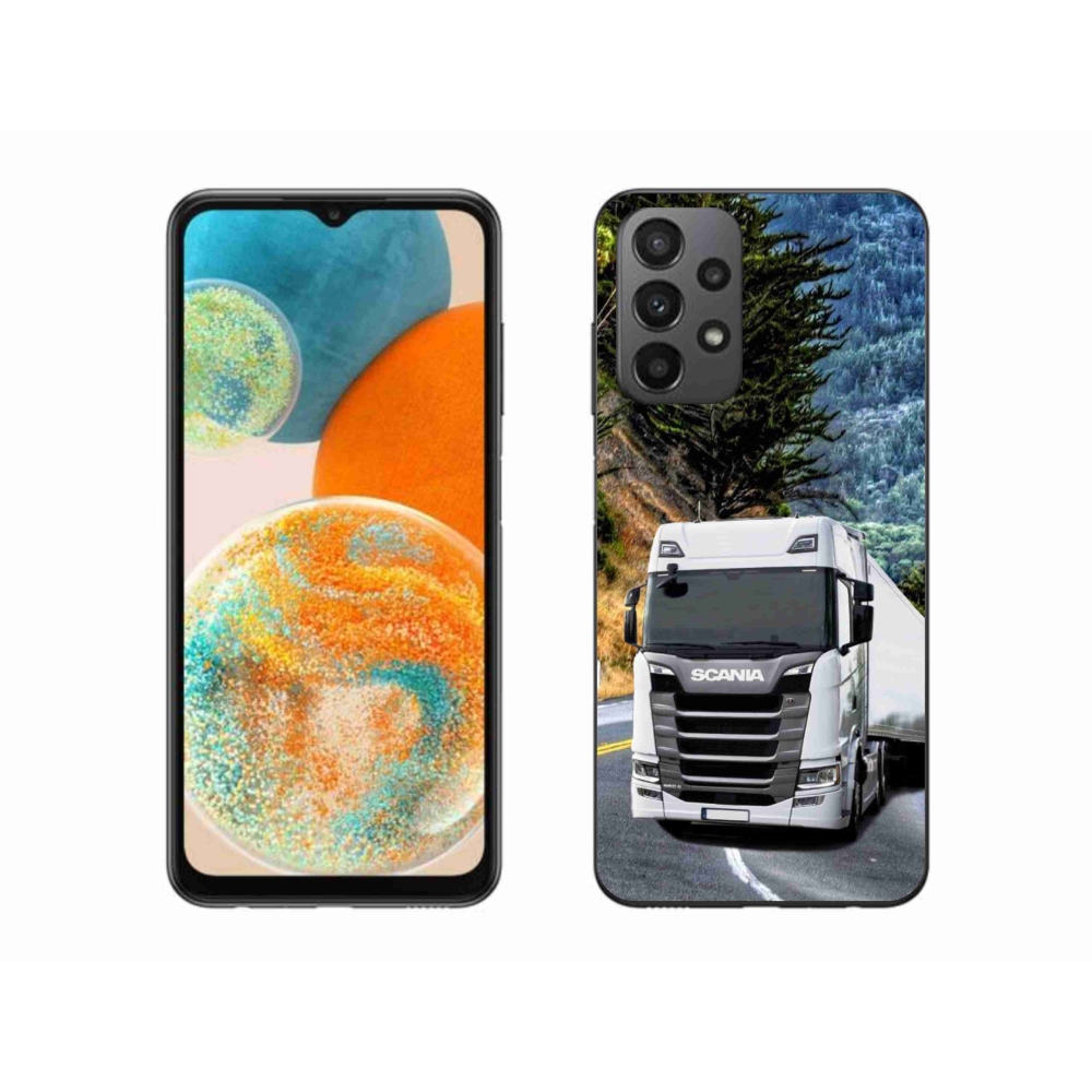Gelový kryt mmCase na Samsung Galaxy A23 4G/5G - kamion 1
