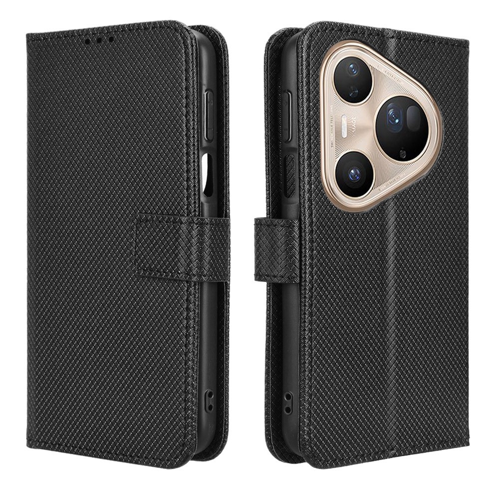 Diamond knížkové pouzdro na Huawei Pura 80 Pro - černé